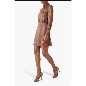 Reiss Emma Burnout Snake Pattern Dress